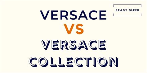 versace figlio|difference between versace and versus.